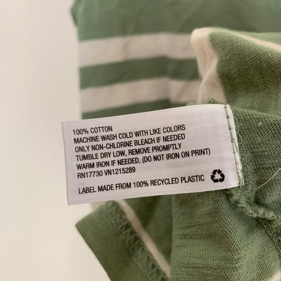 Goodfellow & Co Cotton Crewneck Tee Green Large - Picture 5 of 6